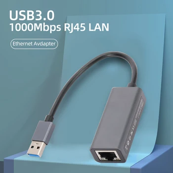 1000Mbps USB 3.0 קווי USB Typc C כדי RJ45 Lan מתאם Ethernet כרטיס רשת למחשב Macbook Windows 10 הנייד