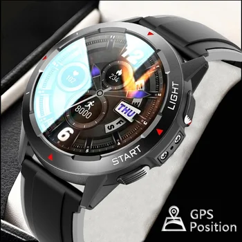 2023 חדש מיקום GPS ספורט שעון חכם גברים הבריאות לפקח IP68, עמיד למים מצפן שעונים מד הגובה אדם Smartwatch אנדרואיד