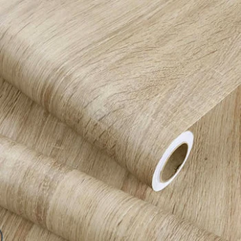 2023 חדש עץ מלא PVC מדבקות על הארון הארון, השולחן ריהוט עמיד למים עצמית דבק טפטים לעיצוב הבית וול מאמרים