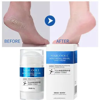 2X 40 גרם אנטי-ייבוש סדק קרם רגליים יעיל תיקונים עקב שבור טיפול לחות להסיר להקפיץ עור יבש Chapp