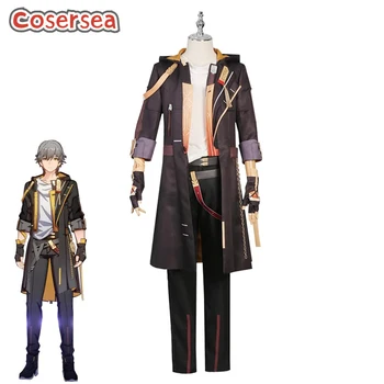 Cosersea החלוץ Cosplay תלבושות משחק Honkai כוכב רכבת החלוץ גברים נאים המדים קרנבל לשחק תפקיד תלבושת Fullset
