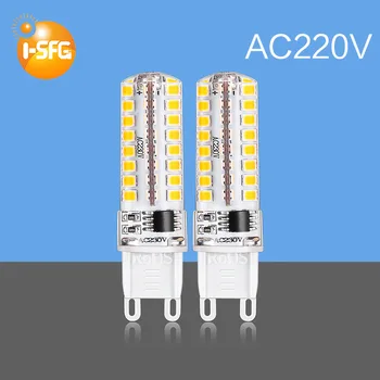 G9 led אור AC220V /110v 10W /7w/9w G9 LED הנורה מנורת LED 96/ 64 נוריות SMD 3014 הנורה סופר מבריק סיימון