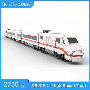MOC אבני הבניין DB קרח 1 - מהירות גבוהה הרכבת מודל DIY התאספו לבנים תחבורה חינוכי חג המולד צעצועים מתנות 2736PCS
