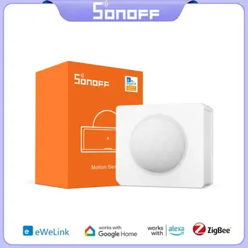 SONOFF SNZB-03 Zigbee חכם ZigBee חיישן תנועה, חיישן גלאי בית חכם אבטחה עובדת עם SONOFF ZBBridge באמצעות אפליקציה eWeLink