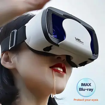 VRG Pro 3D VR משקפי מציאות וירטואלית על מסך מלא חזותי רחב-זווית VR משקפיים במשך 5 עד 7 אינץ טלפון חכם התקני All-in-one VR