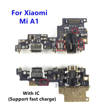 Xiaomi Mi A1 מטען USB יציאת להגמיש כבלים טעינת Dock Connector PCB לוח סרט