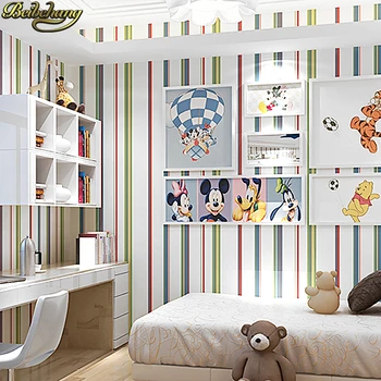 beibehang מודרני מינימליסטי נוזלי עבור ילד טפט פסים גליל הנייר דה parede גליל נייר קיר הסלון חדר השינה ספה
