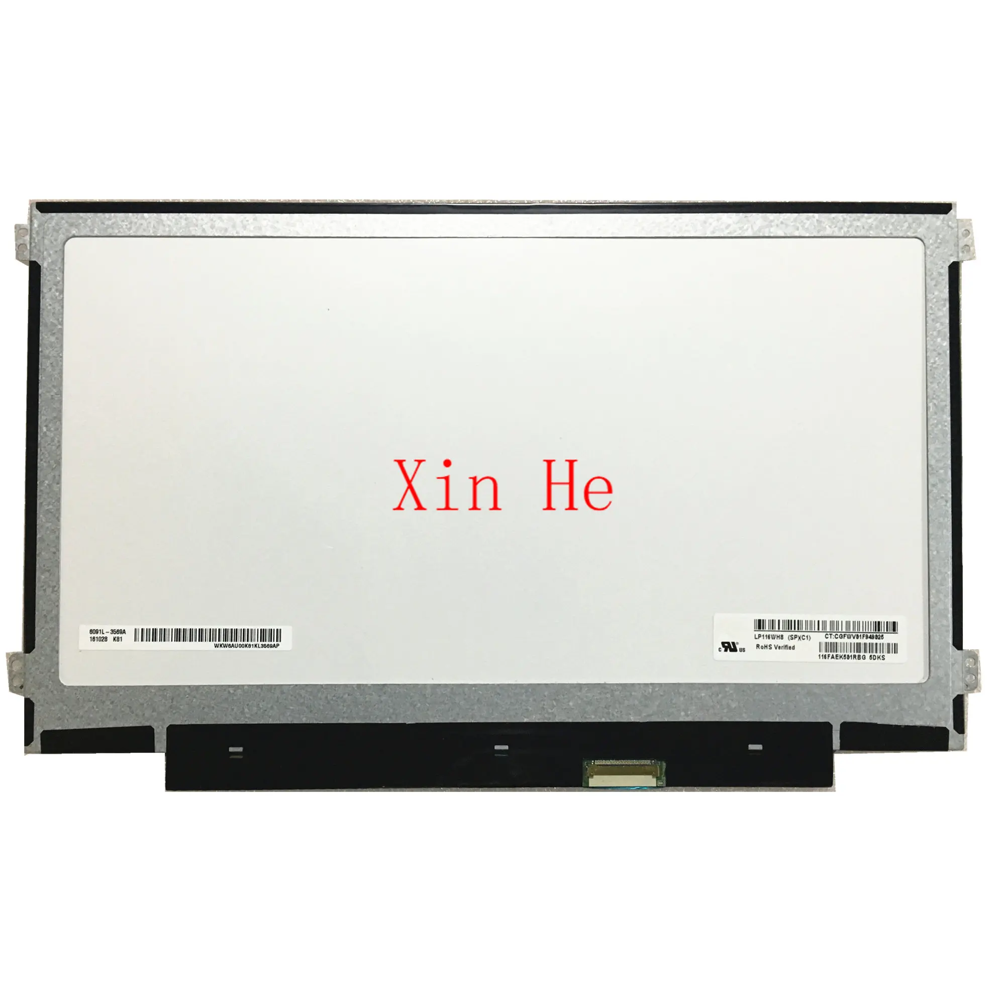 משלוח חינם LP116WH8-SPC1 LP116WH8 SPC1 מתאים HP chromebook 11 G5 EF מחשב נייד מסך LCD לוח 1366*768 EDP 40 פינים