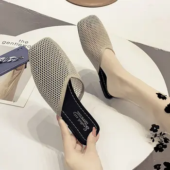 אופנה נשים נעלי בית, סנדלים מעצב הקיץ החדש 2023 שטוח נוח אלגנטי פרדות נעלי נשים משלוח חינם נמוך