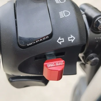 אופנוע מתגים התחלה כפתור האיתות גבוה נמוך קרן להתחיל כפתורים שהוסרו מפתח כובע סטיילינג עבור ימאהה סוזוקי בנלי ב. מ. וו