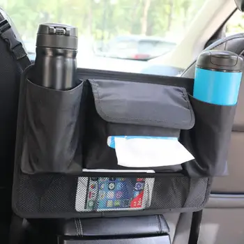 המושב רשת תיק אוטומטי המושב האחורי שקית אחסון רכב רב כיס המכונית המושב האחורי תלויה שקית כרית לנסיעות ואביזרי רכב