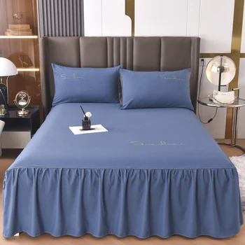 כפול כיסויי מיטה על מיטה זוגית/מיטה זוגית coversCouple המיטה שמיכת מיטה זוגית/גיליון/מלכה גודל המזרן/מיטה חצאית משלוח חינם