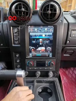 על האמר H2 2004-2009 טסלה סגנון אנדרואיד 12 6G+128GB ניווט GPS רכב ראש יחידת מולטימדיה נגן אוטומטי רדיו טייפ