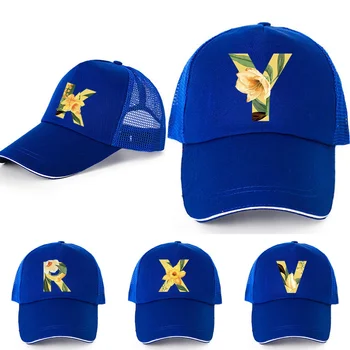 קיץ אופנה פרחוניים רשת כובעי בייסבול עבור נשים גברים לנשימה כובעי Snapback חיצוני ספורט שמש משאית כובע כובע Dropshipping