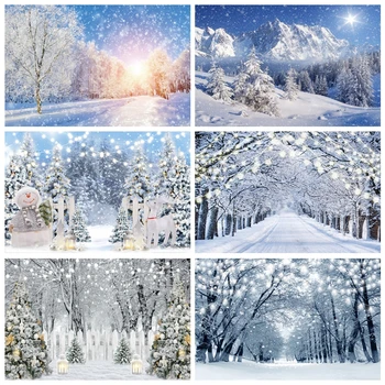 שלג בחורף זירת תפאורות צילום שלג מסיבת חג המולד תפאורה התינוק הדיוקן הצילומי סטודיו צילום אביזרים