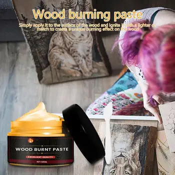 שריפת עץ דבק רב תכליתי, שריפת עצים פולנית DIY נוח עץ מלאכה זוהר רסק עץ קישוטי בית